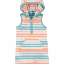 Carter's Striped Hooded Romper - Multicolor-picture-30