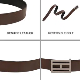 Tommy Hilfiger Men Textured Leather Reversible Belt image 2