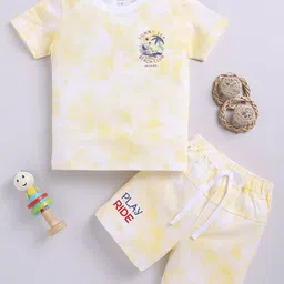 LITTLE NINJA Boys Printed T-shirt with Shorts-picture-25