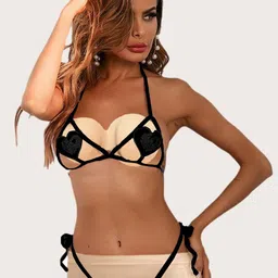 KRENOZ Halter Neck Baby Doll-picture-41