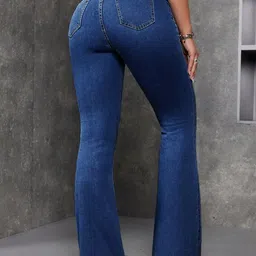 Crazeis Women Bootilicious Bootcut High-Rise Light Fade Stretchable Jeans image 3