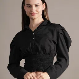 Belfry Crepe Crop Top-picture-33