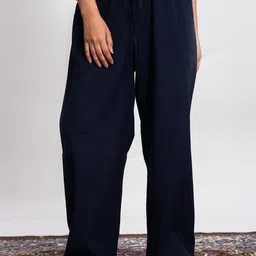 SVKETAIL Women Relaxed Straight Leg High-Rise Regular Trousers-image-84