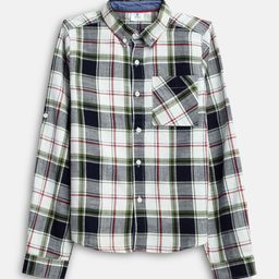 LilPicks Boys Tartan Checks Opaque Checked Casual Shirt-picture-2