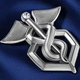Mahi Unisex Black Plated Medical Theme Lapel Pin-picture-19