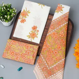 Kwatchi Printed Pure Cotton Unstitched Dress Material-picture-13