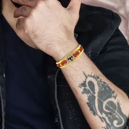 Comet Busters Gold-Plated Kada Bracelet image 4