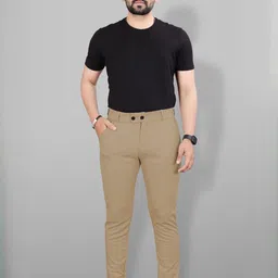 COMBRAIDED Men Easy Wash Regular Trousers image 4