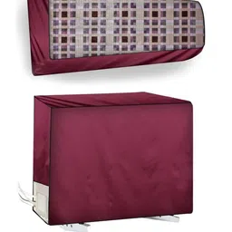 The Furnishing Tree Maroon Plastic Air Conditioner Cover-picture-18