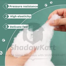 Shadowkart White 4 Pieces Fibre Filled Polyester Ultra Soft Sleep Pillows image 5