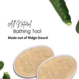 CareDone Set Of 4-Pcs Natural Body Scrubber Loofah image 3