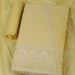 Meena Bazaar Embroidered Unstitched Dress Material-picture-13