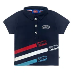 Bugatti Boys Printed Polo Collar T-shirt image 1