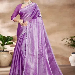 HANS ART AND CRAFT Art Silk Saree-image-63