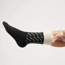 Theater Women Patterned Cotton Calf-Length Socks image 2