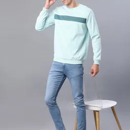 V-Mart Men Colourblocked Sweatshirt image 4