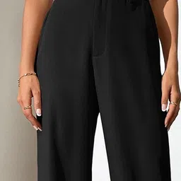 Chemistry Women Relaxed Loose Fit Easy Wash Regular Trousers image 5