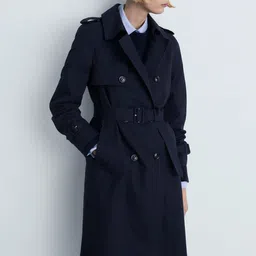 MANGO Classic Trench Coat with Belt-image-59