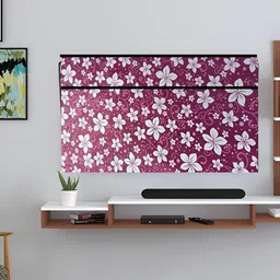 Kalra Magic Pink & White Printed Dustproof & Waterproof 32 Inch Tv Cover-picture-21