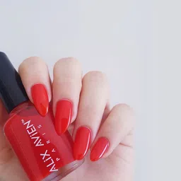 ALIX AVIEN PARIS Long Lasting Nail Lacquer - 40 ml - Shade - Red 14 image 2