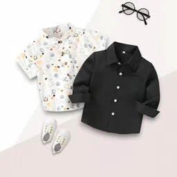VANI COUTURE Boys Animal Printed Casual Shirt-picture-25