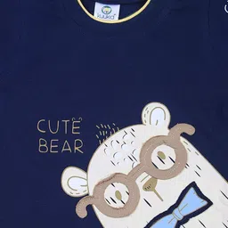 V-Mart Infant Printed Cotton T-shirt with Shorts image 4