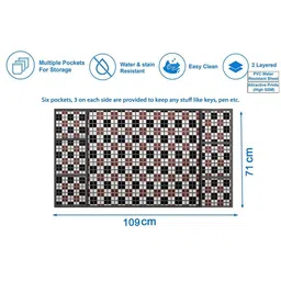 The Furnishing Tree Grey Plastic Refrigerator Cover image 4