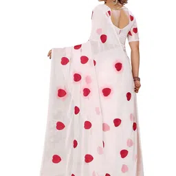 Moda Rapido Paisley Poly Chiffon Designer Saree image 5