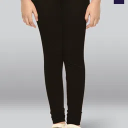 LYRA Girls Pack Of 2 Cotton Ankle-Length Leggings-picture-47