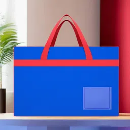 Kuber Industries Blue Set of 10 Water Resistant Foldable Storage Bag image 3