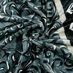 REALDREAM Teal Floral 300 TC King Bedsheet with 2 Pillow Covers image 2