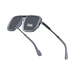 Arzonai Unisex Rectangle Sunglasses with Polarised Lens MA-POLARIZED-77792-GREY-BLACK-C-image-21