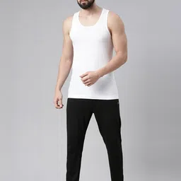 cavenders 49 COTTON ULTRA COMFORTABLE MEN'S GYM VEST (PACK of 4) image 4