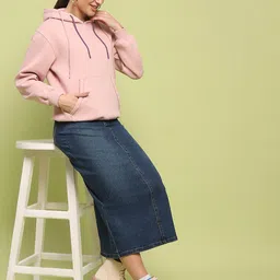 Madame Women Hooded Cotton Sweatshirt image 2