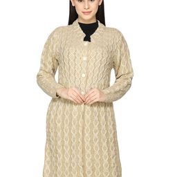HAUTEMODA Women Woollen Longline Cardigan-picture-17