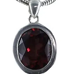 GenZcomplex Adults Unisex Silver-Plated Oval Pendants image 1