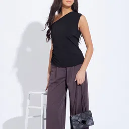 DEPANO Women One Shoulder Sleeveless Top image 3