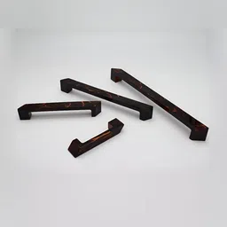 Rab Brown Glossy Finish Corningware Door Handle image 3