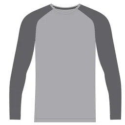 domyos Men's Long-Sleeved Fitness T-Shirt 520 - Grey image 1