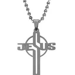 VS Unique Collection Silver-Plated Contemporary Pendants with Chains image 2