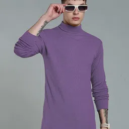 fashlook Men Ribbed Woollen Pullover-image-56