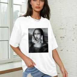 AAHWAN Women Printed Applique T-shirt-picture-29