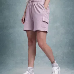 The Roadster Life Co. RE/LAX Women High-Rise Cargo Shorts-picture-16