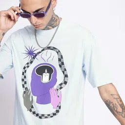 glitchez Urban Bright Printed Relaxed Fit T-shirt-picture-19