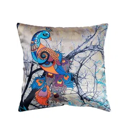 KOLOROBIA Multicoloured Satin Square Cushion Cover image 2