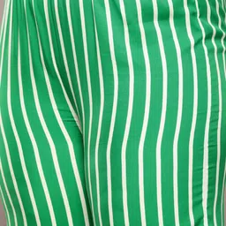 Qurvii+ Women Plus Size Striped Co-Ords image 5