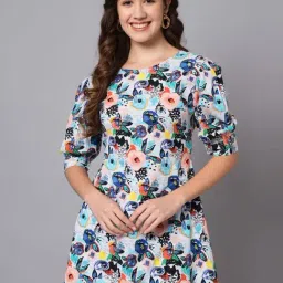 The Dry State Multicolored Cotton A-Line Dress-picture-10