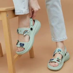 Ginger by Lifestyle Women's Blue Clogs-picture-1
