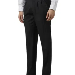 Van Heusen Grey Regular Fit Trousers image 3