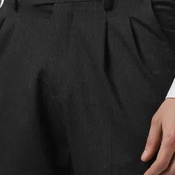 Van Heusen Grey Regular Fit Trousers image 4